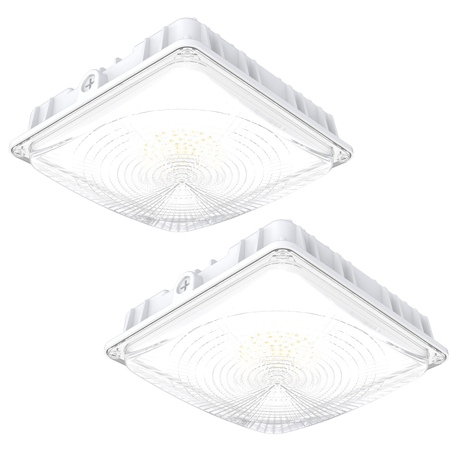 Contractors' Pick - Canopy Light - CPA Series, 2-Pack, Selectable Wattage&CCT, 4000/5000K