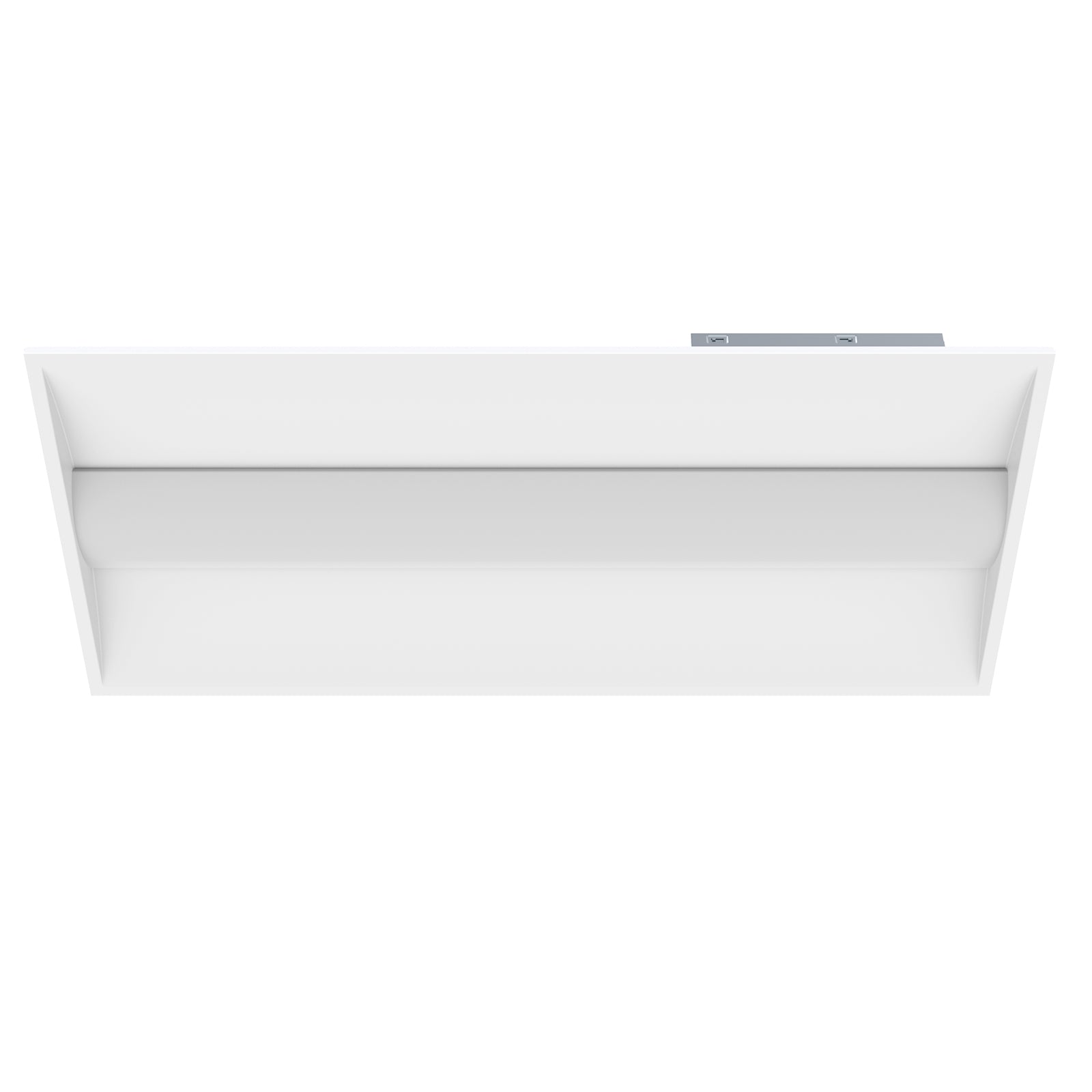 White LED Troffer Light Fixture for Commercial Spaces