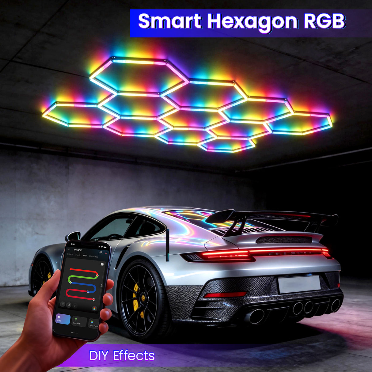 Smart Hexagon RGB - DIY Effects
