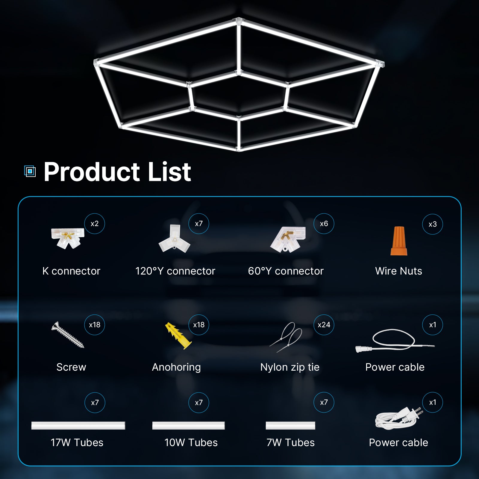 LED light wall installation Gen 2