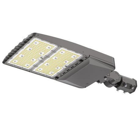 Commercial XALH Series Area Light - With Shortcap, AC 277V-480V, CCT& Wattage Selectable, 0-10V Dimmable