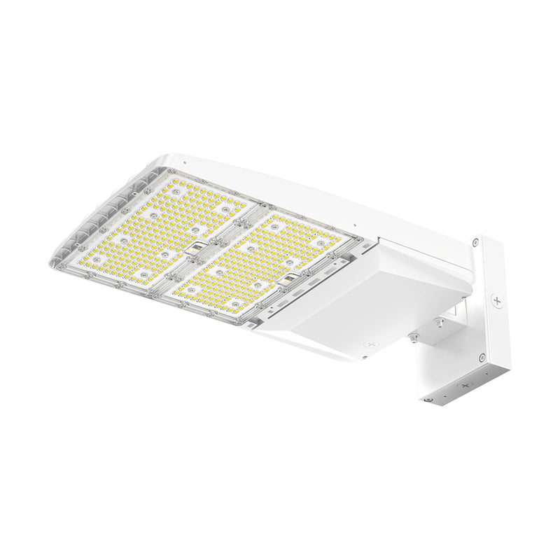White XALH Series LED Parking Lot Light for outdoor lighting