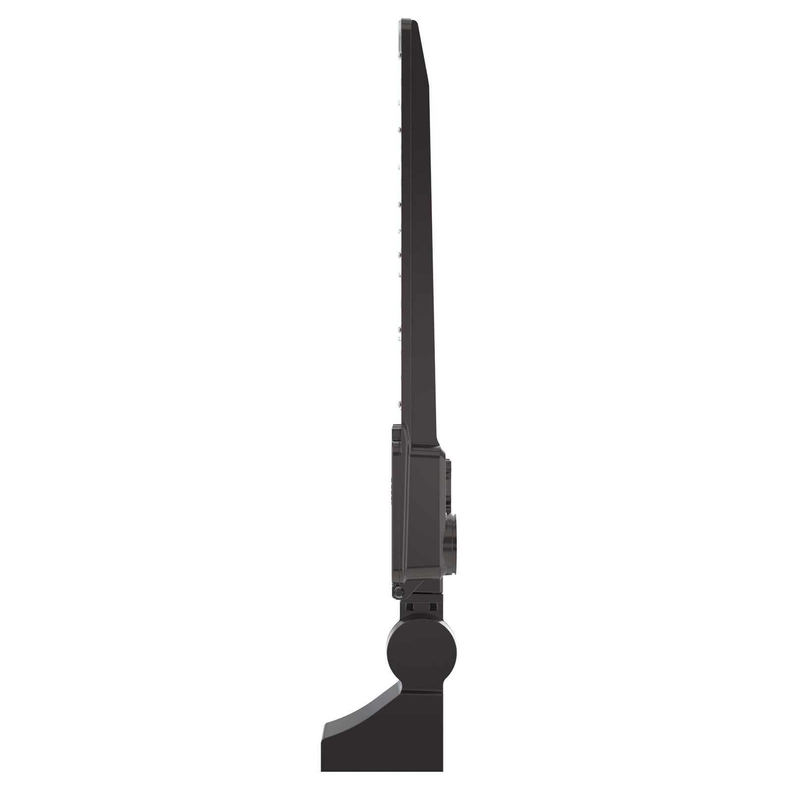 Side view of HPPK01 Series LED parking lot light fixture