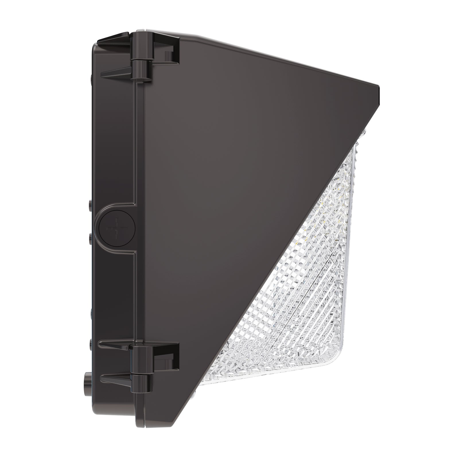 Black die-cast housing LED wall pack light