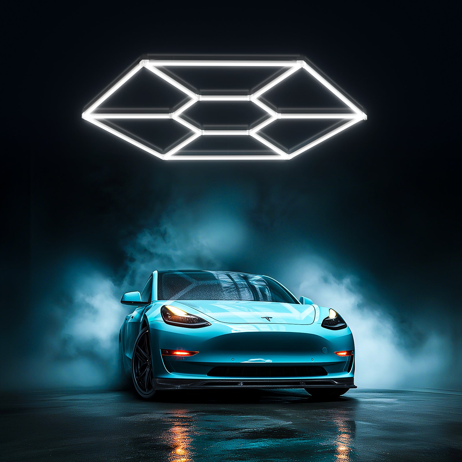 8x7ft Hyperlite geometric light panel