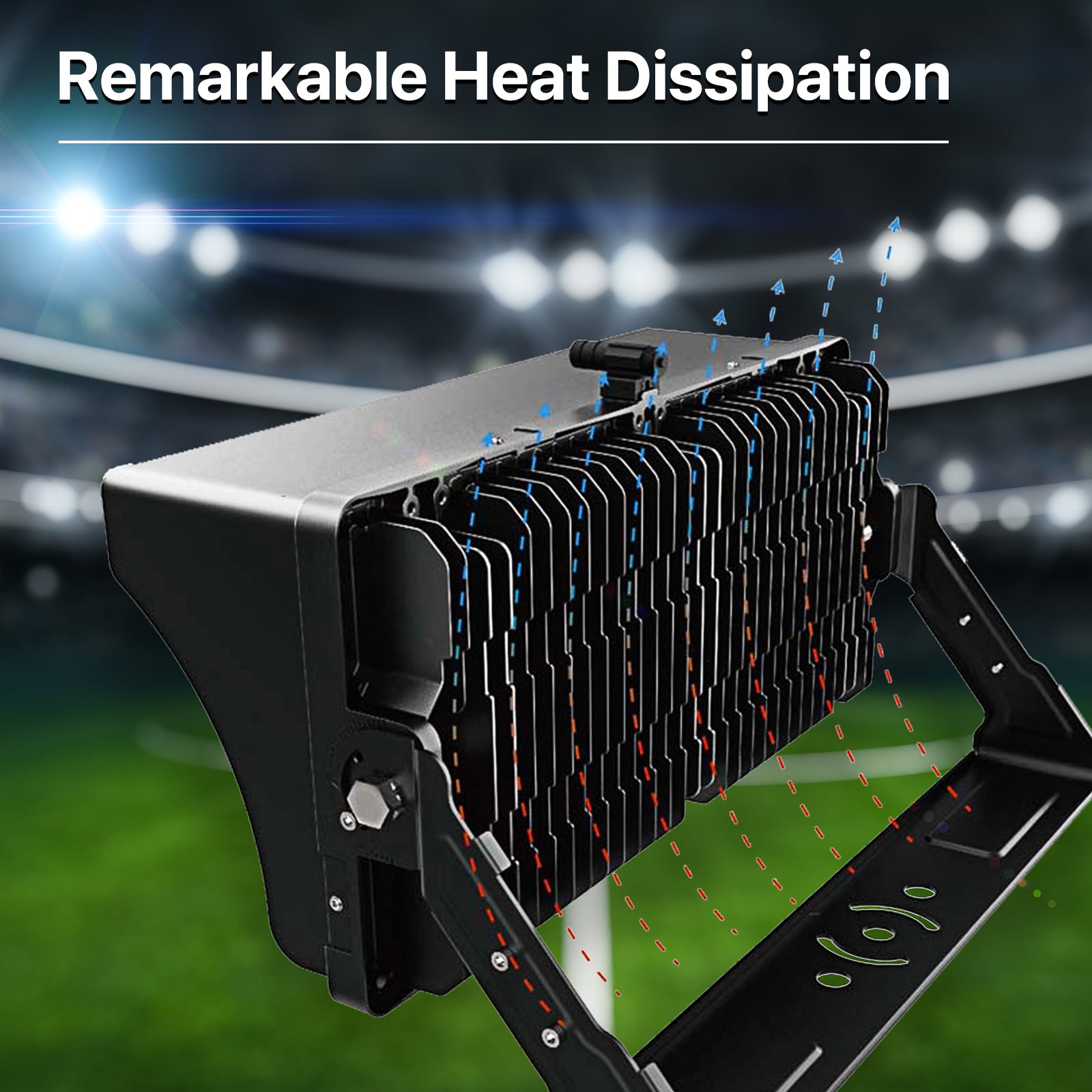 Hyperlite LED Stadium Light with Heat Dissipation