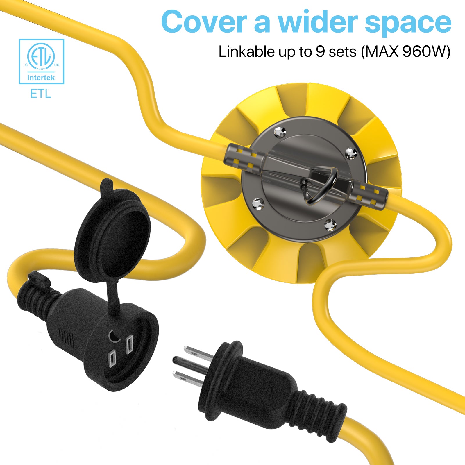 Construction LED String Work Lights 