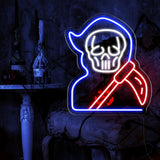 Custom made neon lights – Grim LED neon sign for spooky, unique wall decor