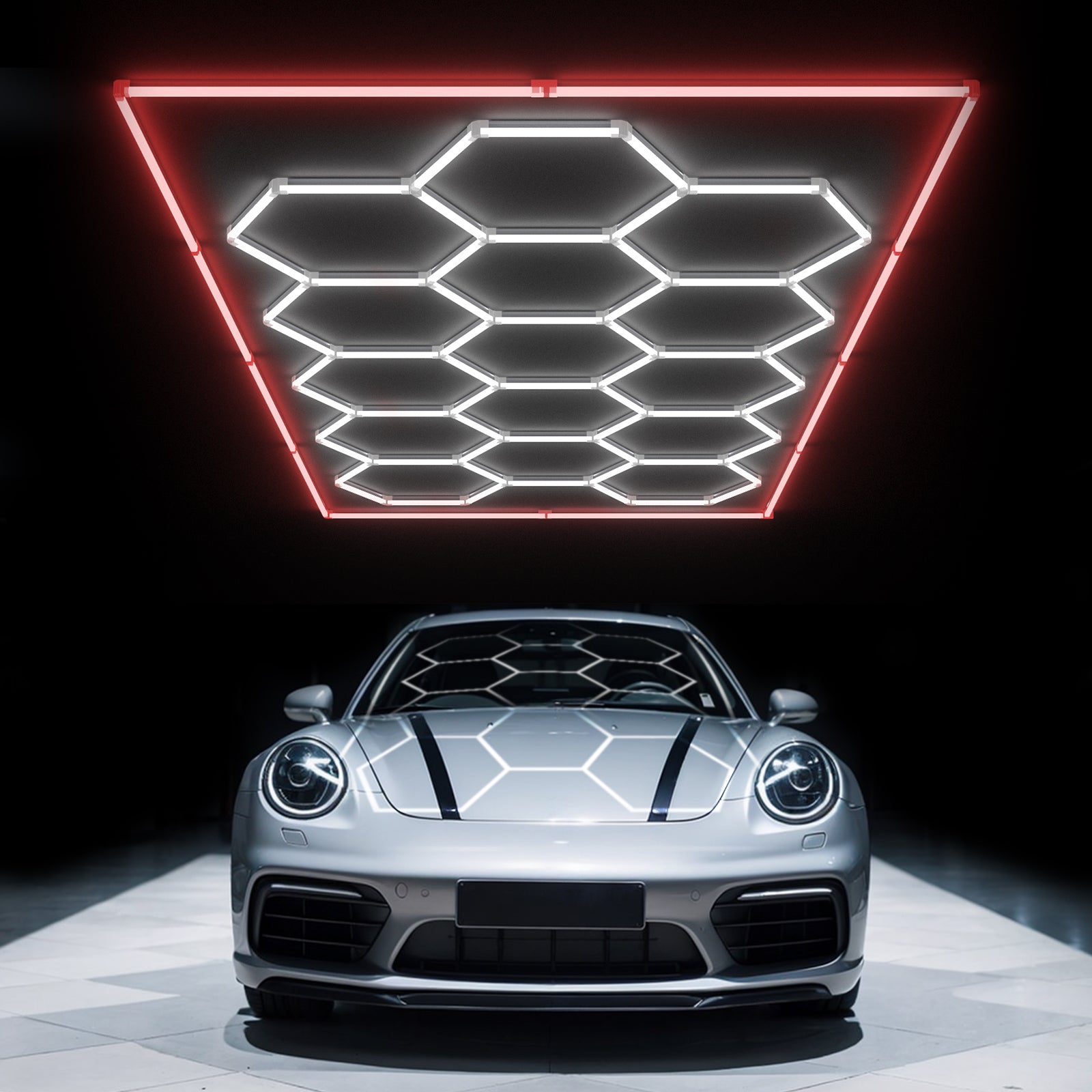 Hexagon led lights