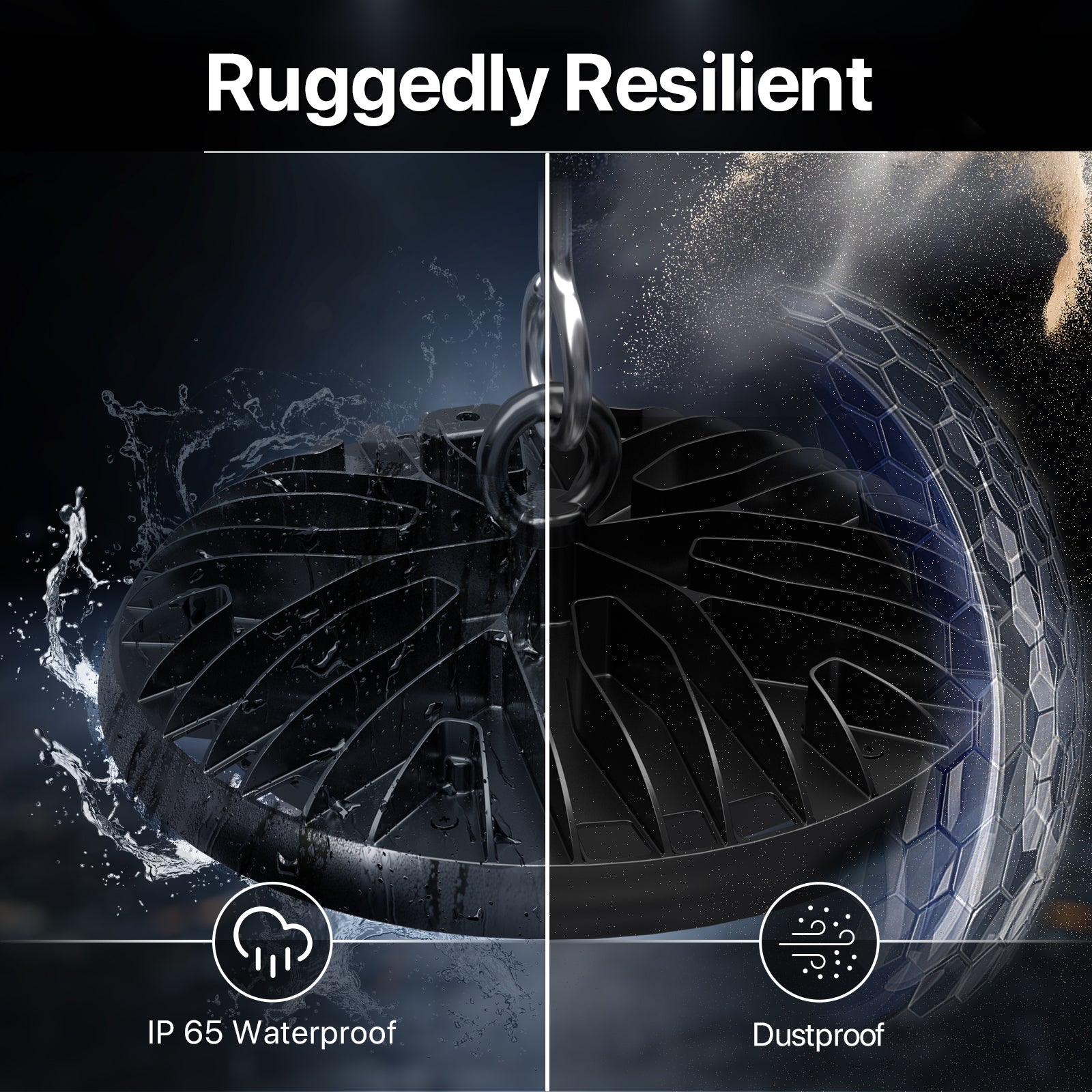 Hyperlite High Bay Light: Waterproof and Dustproof Design