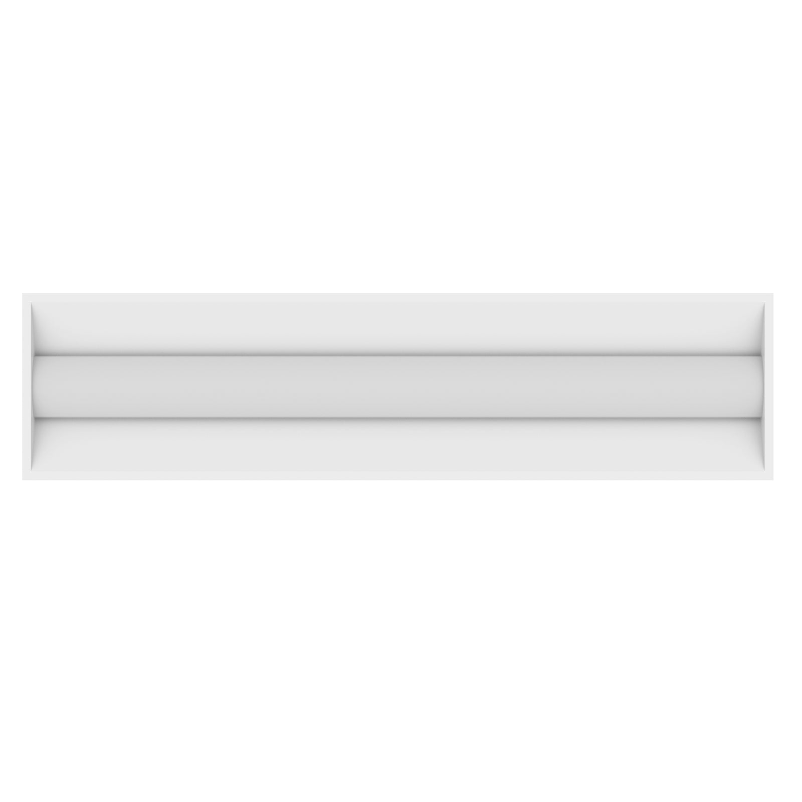 Top view of a white LED Troffer Light
