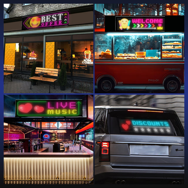 Programmable LED Sign | Bendable Creative Display – Hyperlite