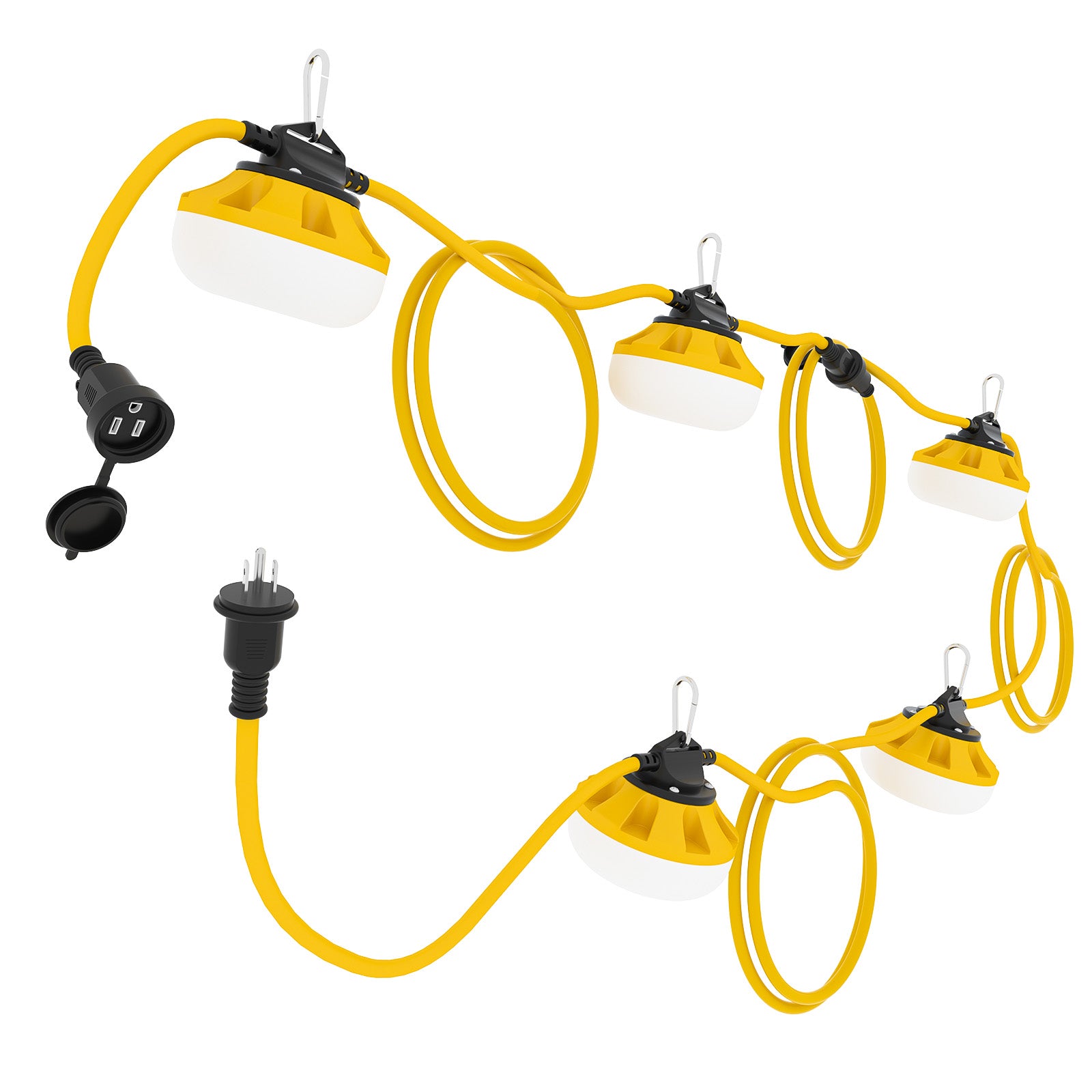 Hyperlite 50ft Construction LED String Work Lights