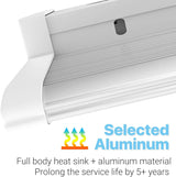 selected aluminum great heat dissipation garage lightting