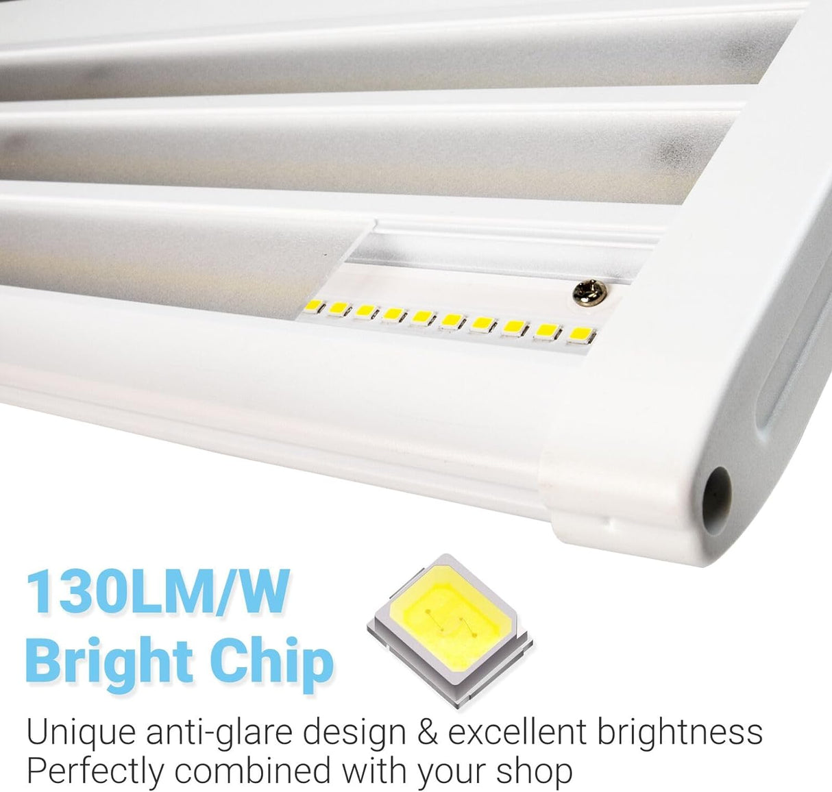 130lm/w bright chip high brightness shop lights