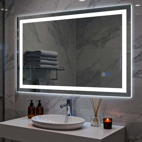 LED bathroom mirror