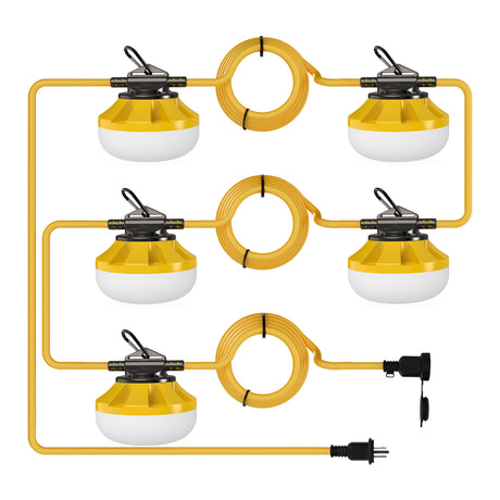 Hyperlite 50ft Construction LED String Work Lights