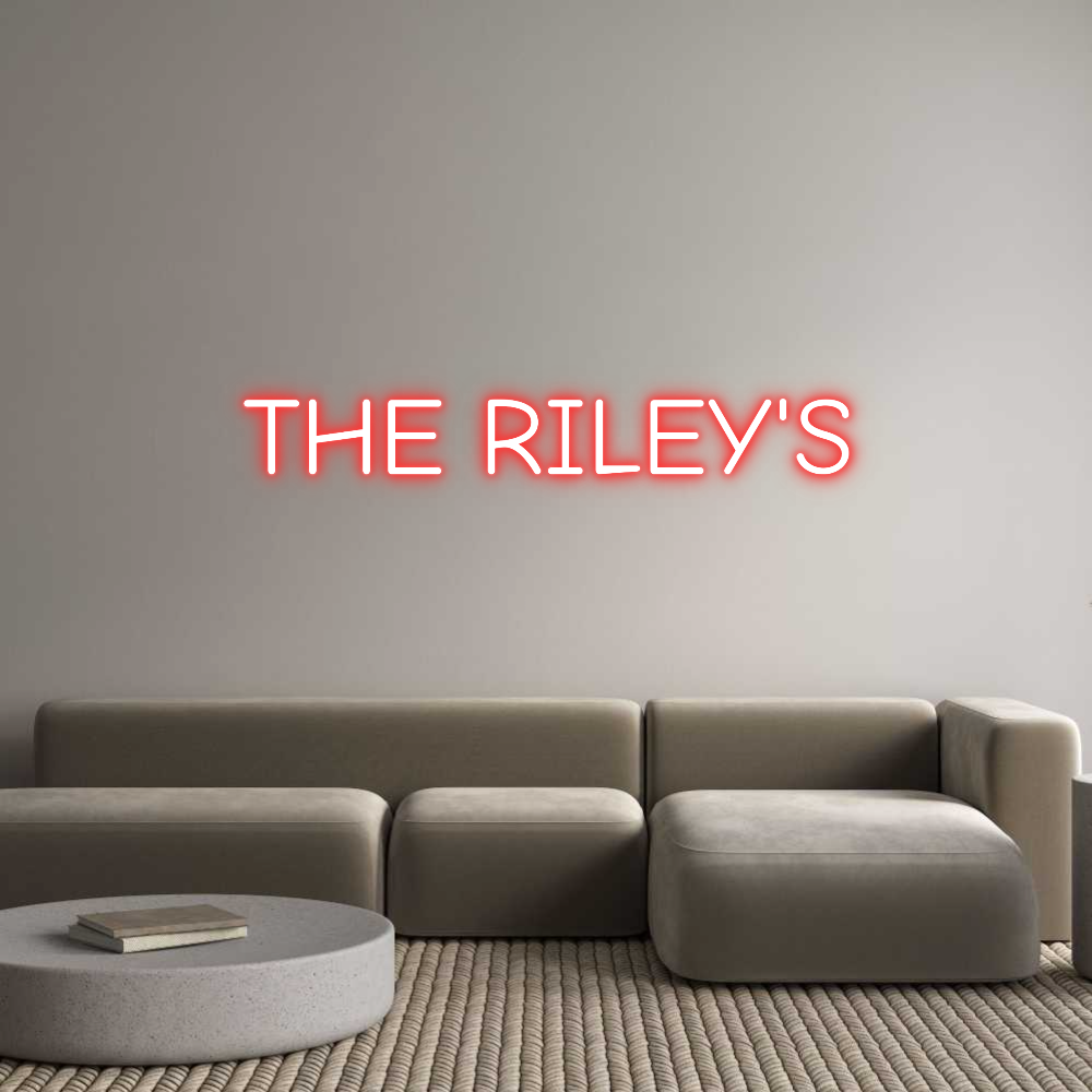 Custom Neon Light THE RILEY'S