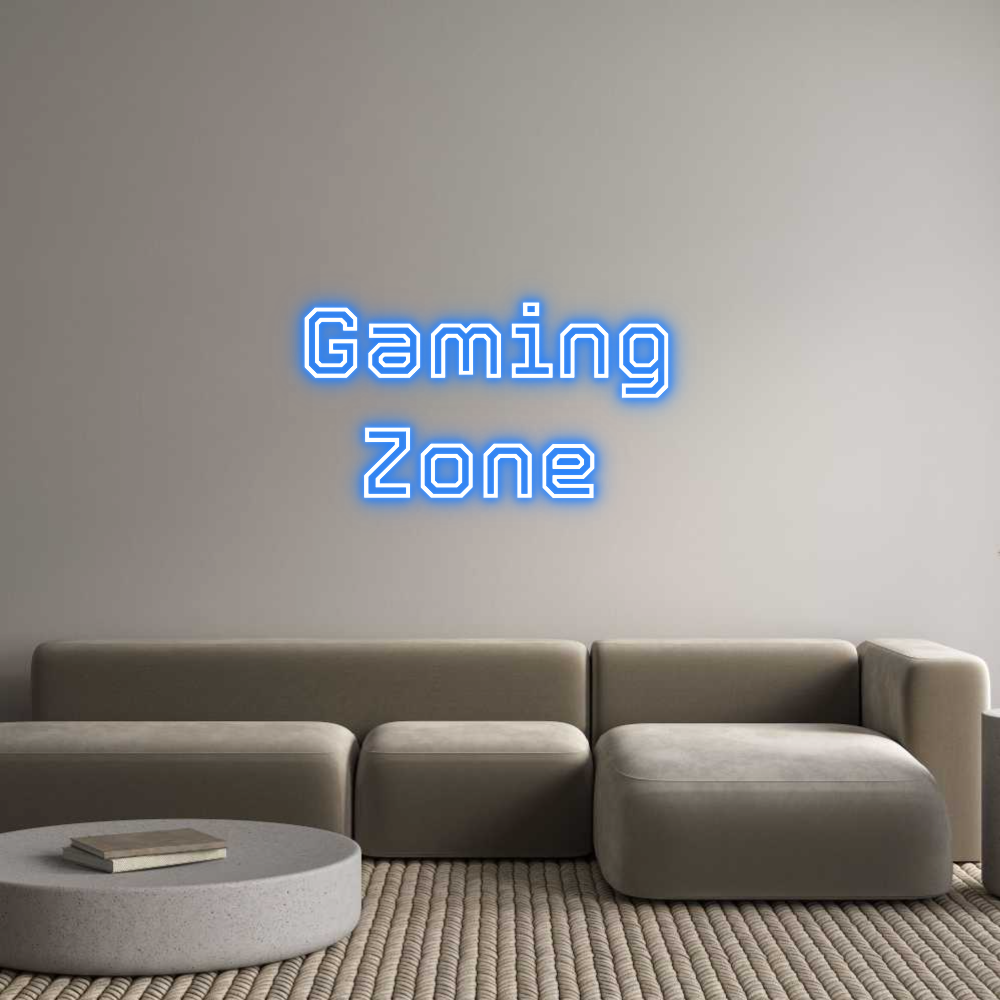 Custom Neon Light Gaming 
  Zone