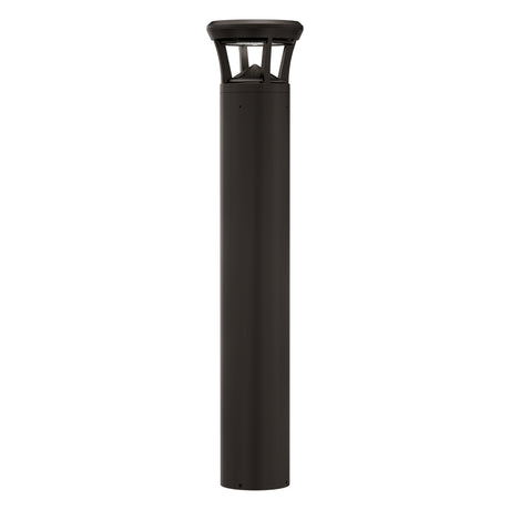 LED bollard light with flat top for pathways, parks, and landscape lighting