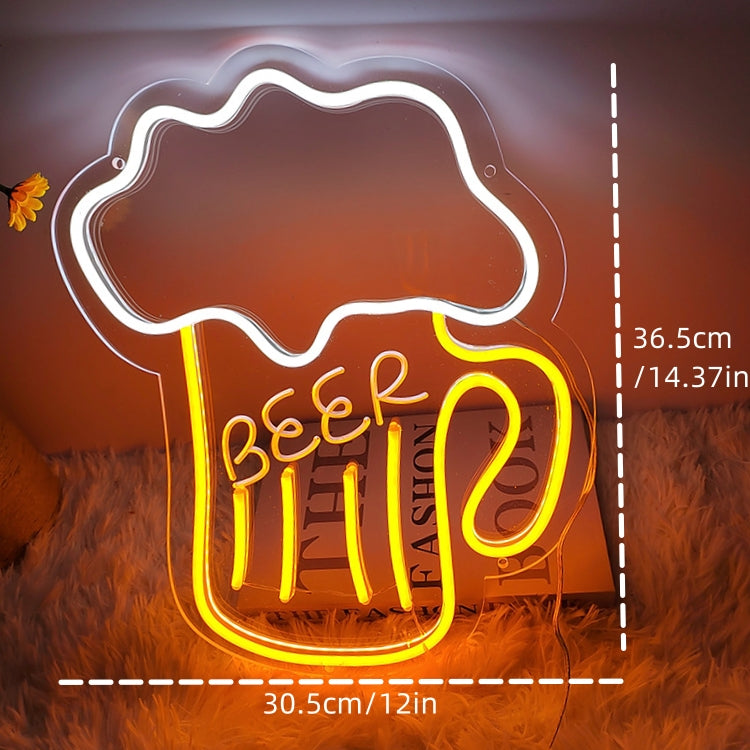 Beer LED Neon Sign | Illuminate Your Space – Hyperlite