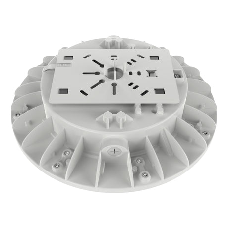 LED Canopy Light - HPCP02 Series-80W with durable die-cast aluminum housing and modern low-profile design