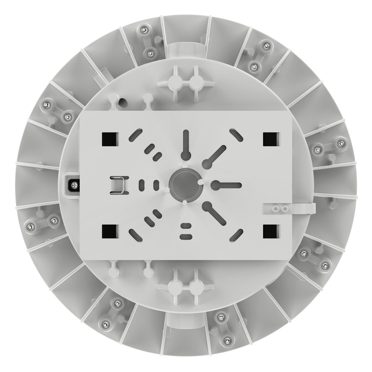 LED Canopy Light - HPCP02 Series-80W featuring adjustable wattage and CCT for flexible lighting performance