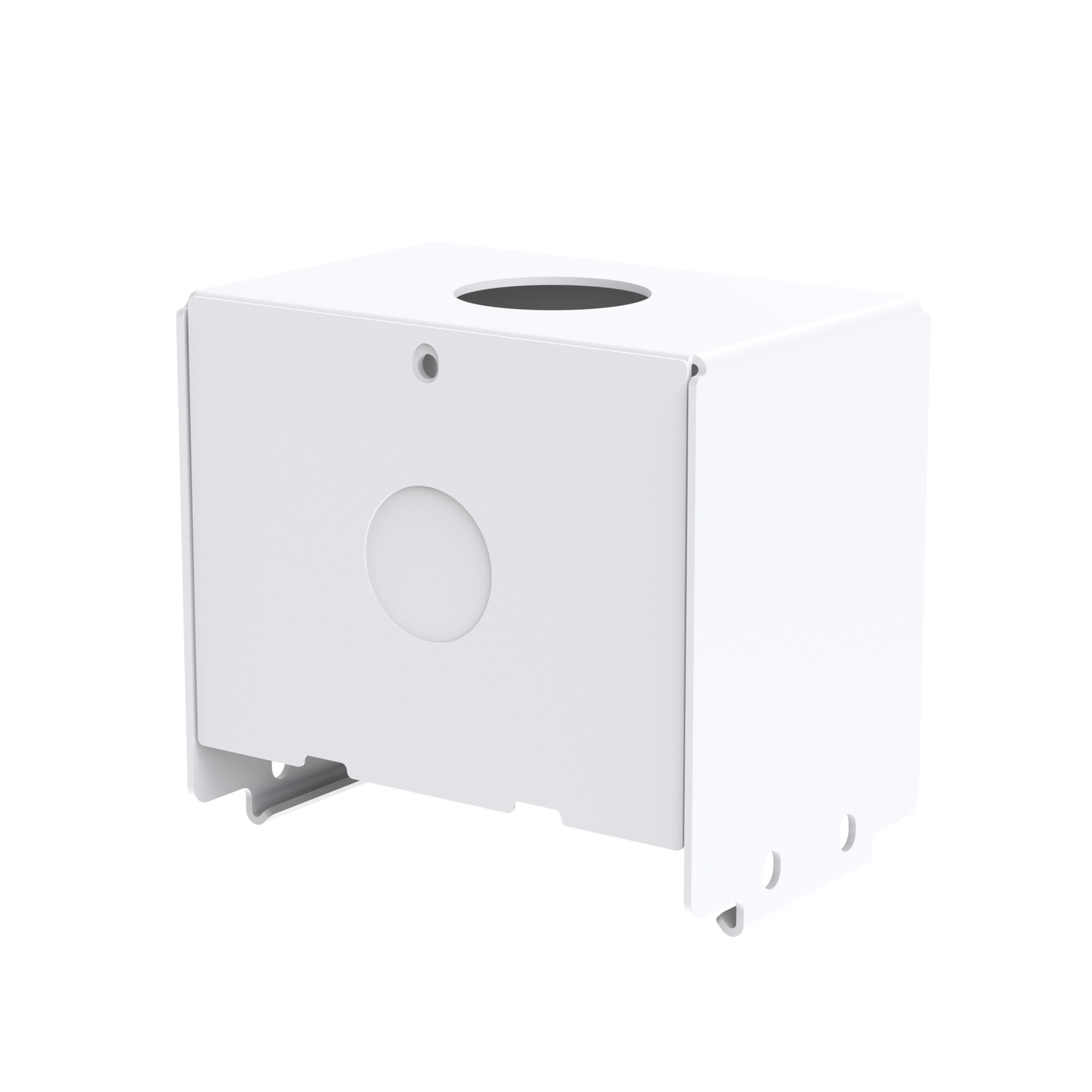 White conduit mounting kit for HPLH02 Series lighting