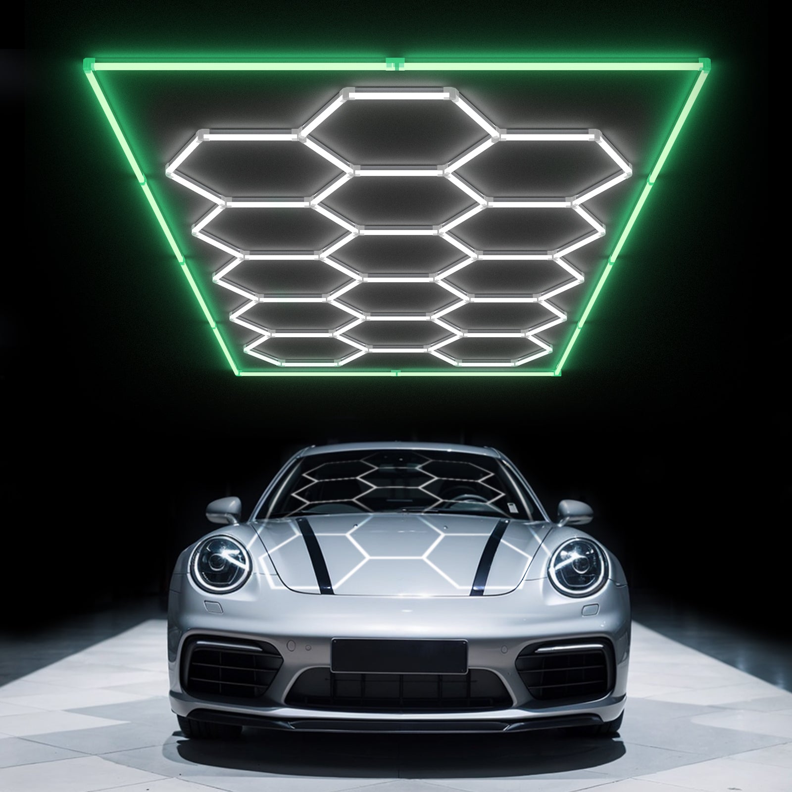 LED hex lights