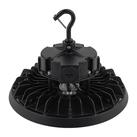 HBG-B-150W-200W black LED UFO high bay light rear view
