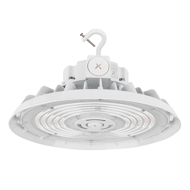 HBG-W-150W-200W white LED UFO high bay light for warehouses, workshops, and industrial lighting