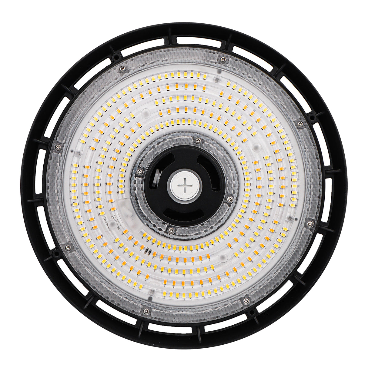 HBG-B-150W-200W black LED UFO high bay light bottom view