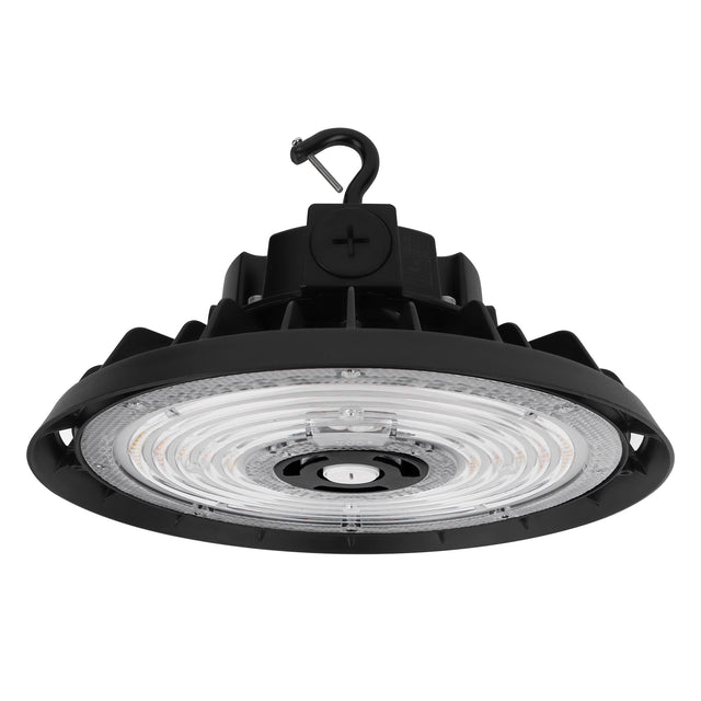 HBG-B-150W-200W black LED UFO high bay light for warehouses, workshops, and industrial lighting