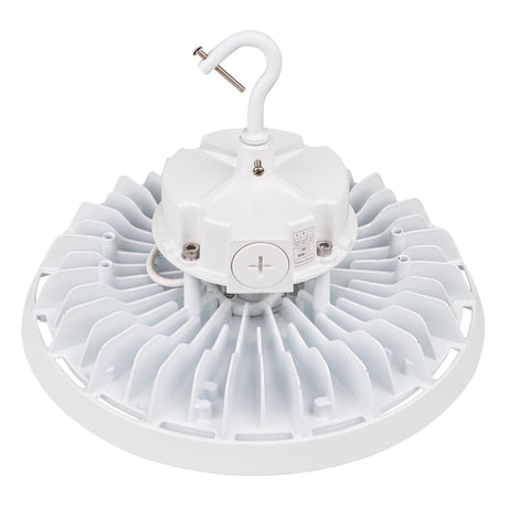 HBG-W-240W white LED UFO high bay light rear view