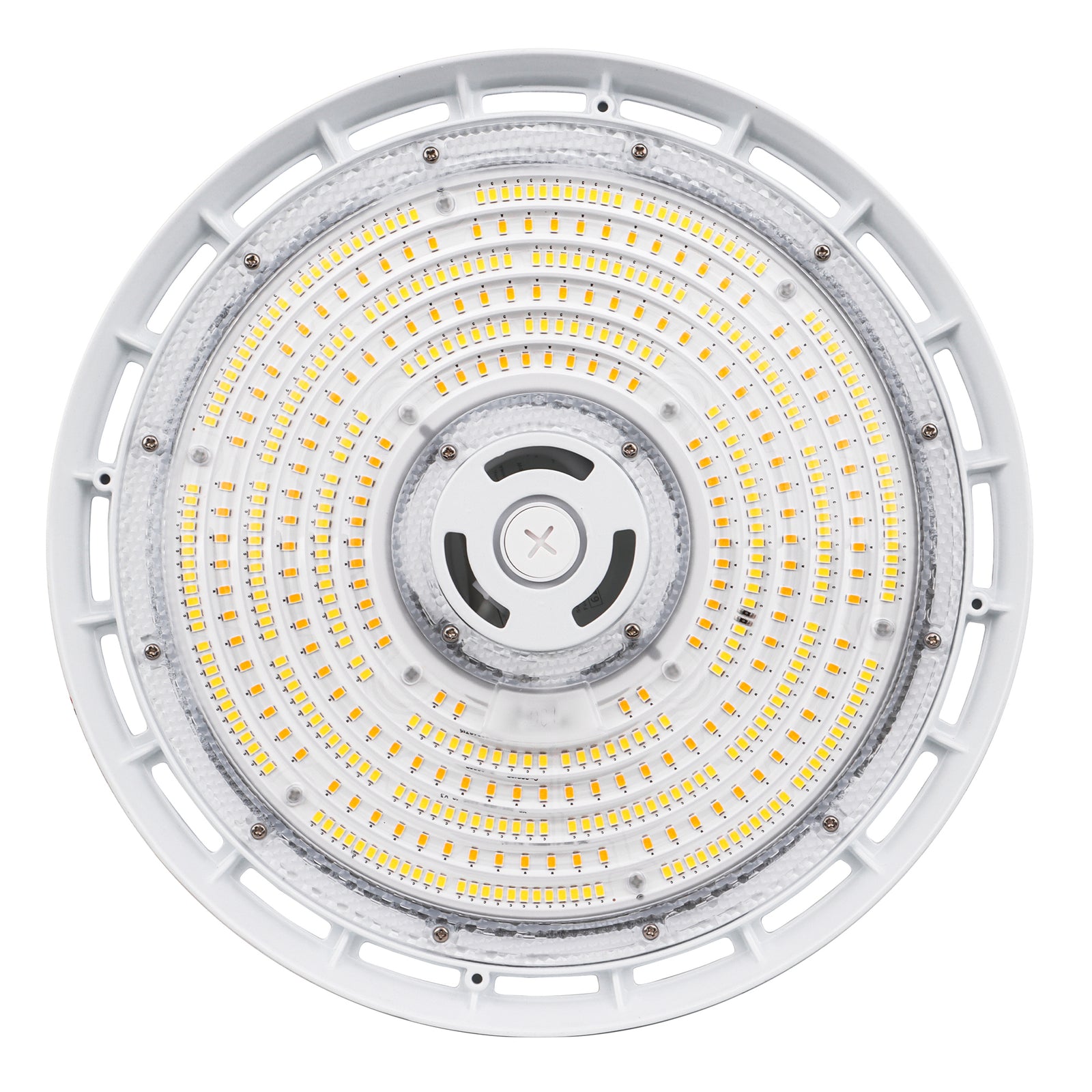HBG-W-240W white LED UFO high bay light bottom view