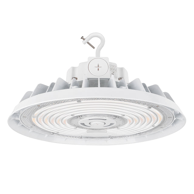 HBG-W-240W white LED UFO high bay light for warehouses, workshops, and industrial lighting