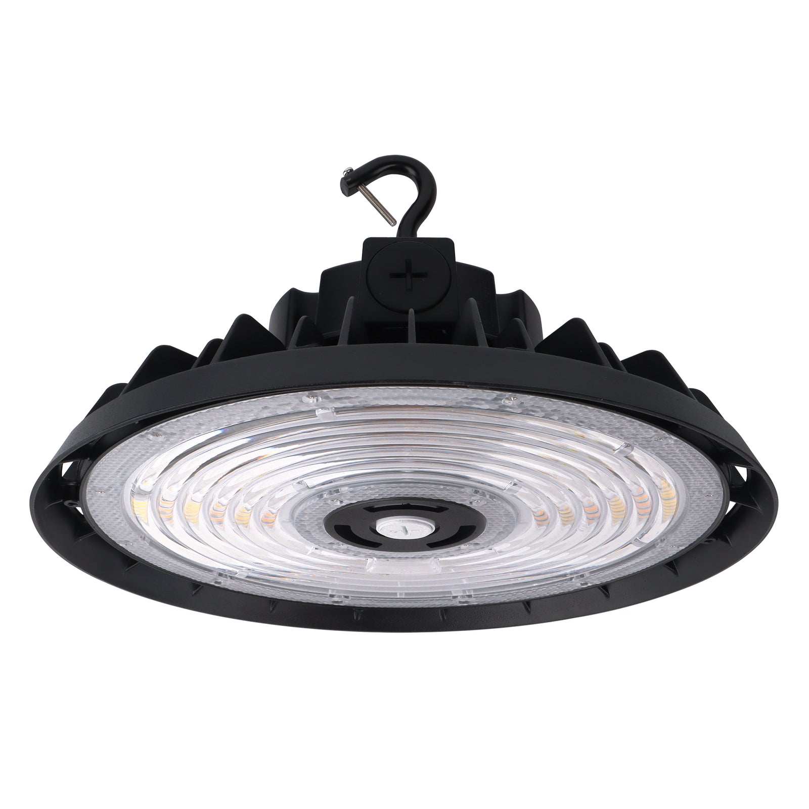 HBG-B-240W black LED UFO high bay light for warehouses, workshops, and industrial lighting