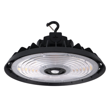 HBG-B-240W black LED UFO high bay light for warehouses, workshops, and industrial lighting