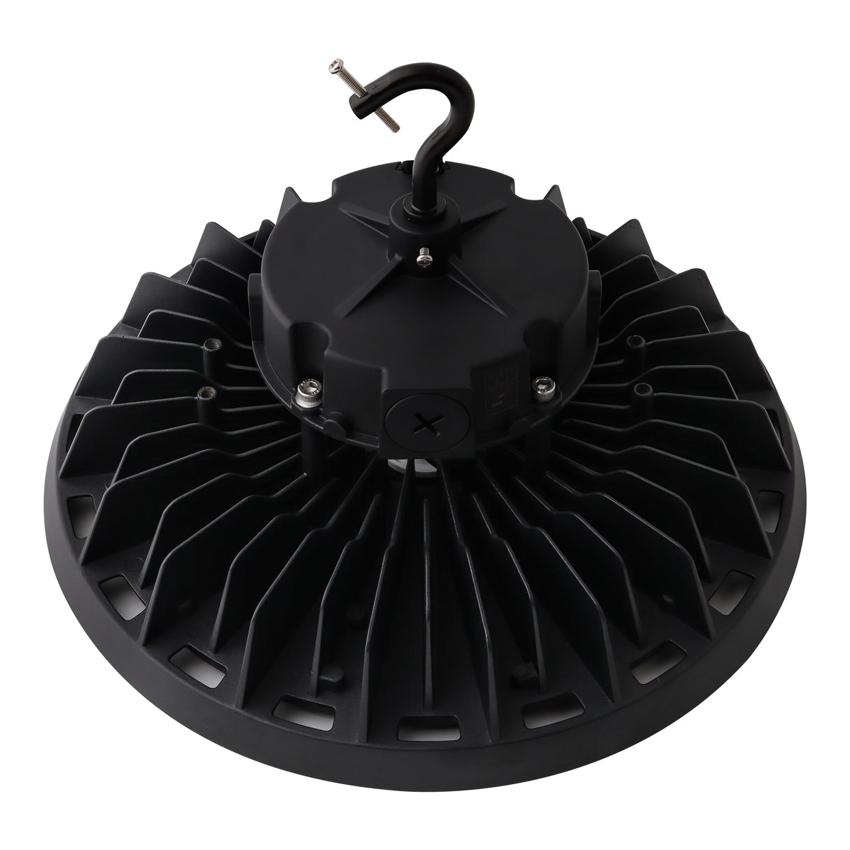 HBG-B-320W black LED UFO high bay light rear view