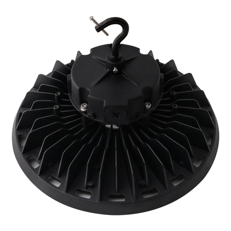 HBG-B-320W black LED UFO high bay light rear view