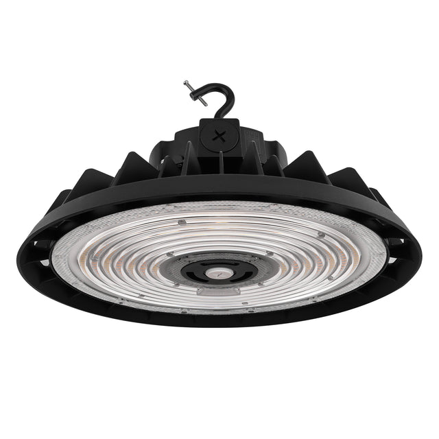 HBG-B-320W black LED UFO high bay light for warehouses, workshops, and industrial lighting