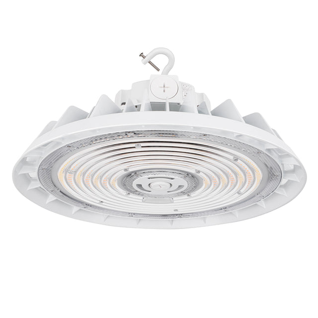 HBG-W-320W white LED UFO high bay light for warehouses, workshops, and industrial lighting