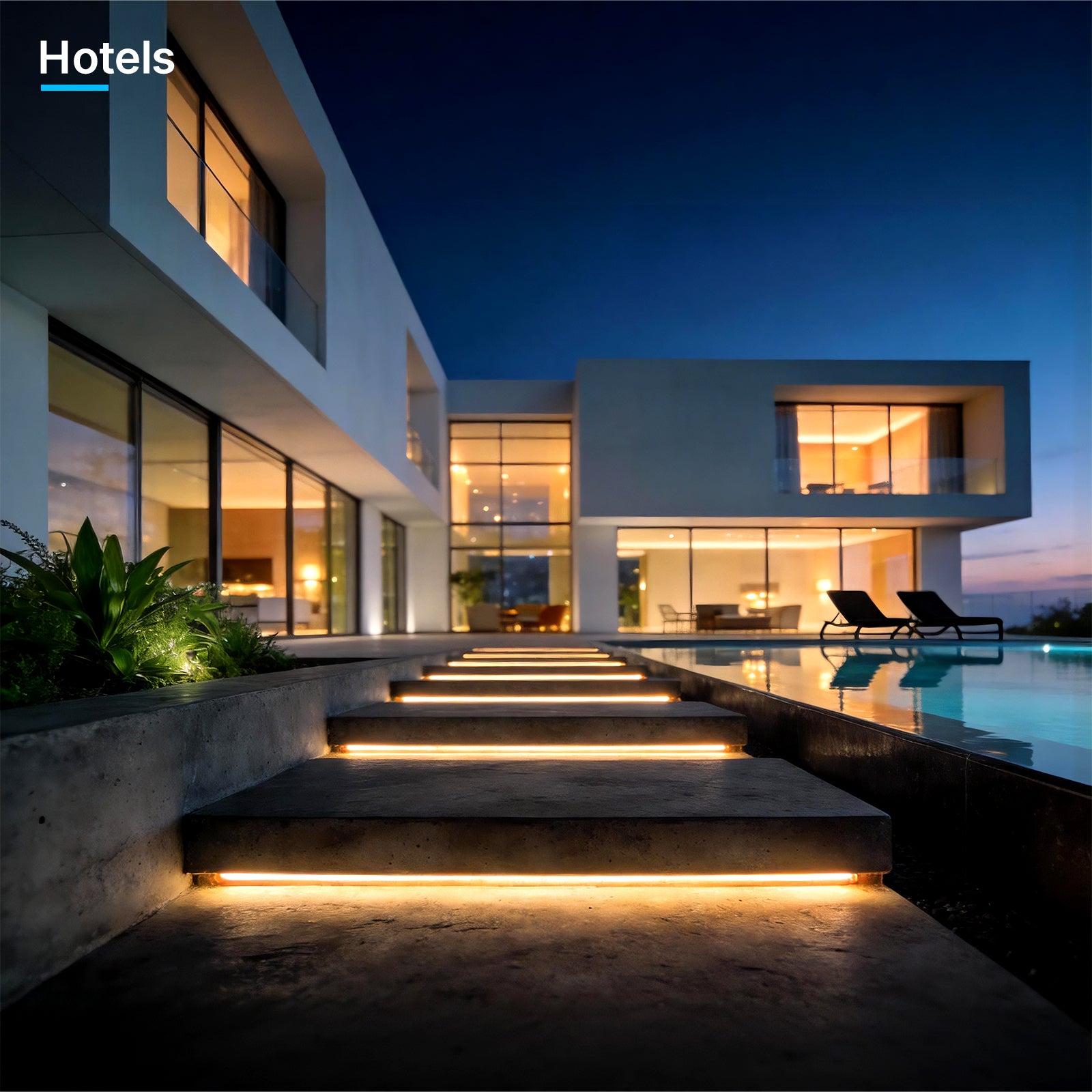 Intelligent Stair Light Kit for Hotels