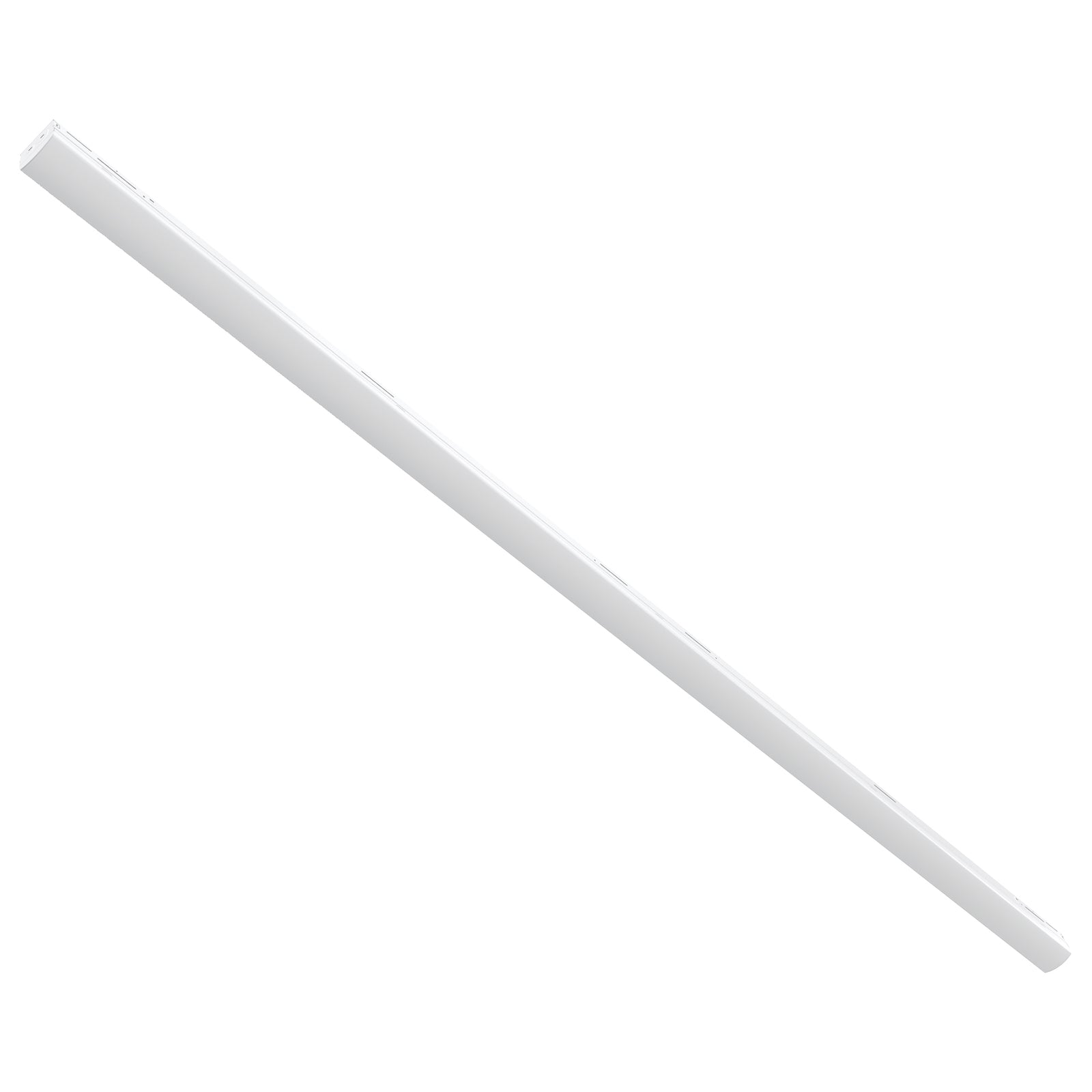 LF04 8ft LED linear fixture side profile showing durable metal construction