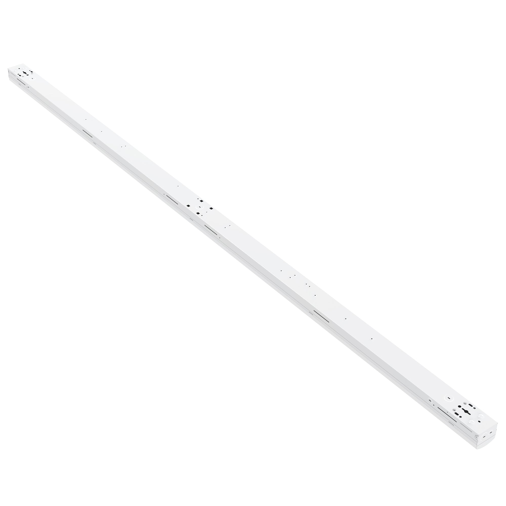 LF04 8ft LED linear fixture illuminated for high efficiency commercial lighting