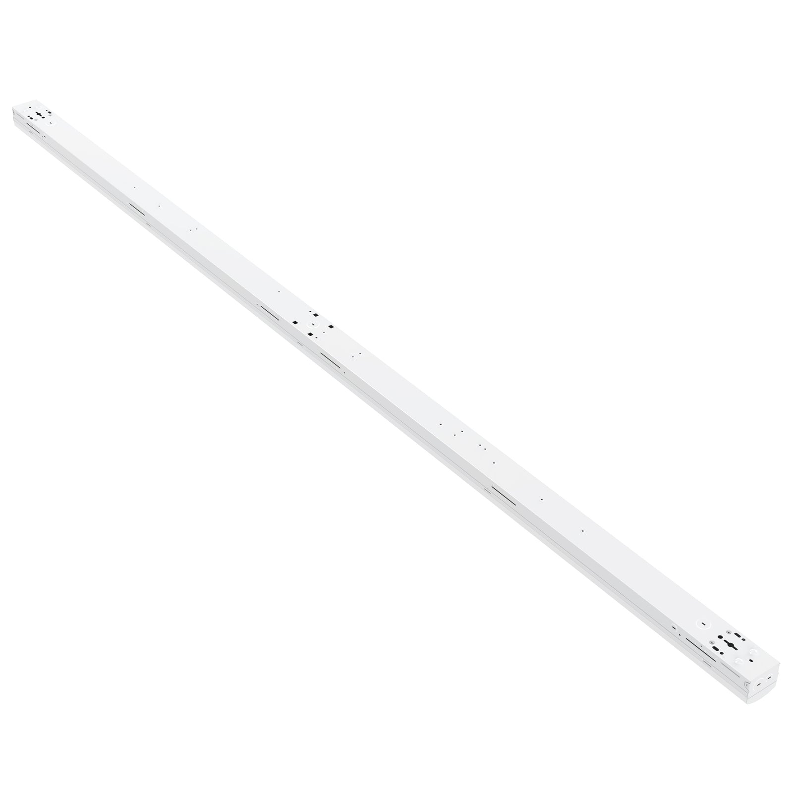LF04 8ft LED linear fixture illuminated for high efficiency commercial lighting