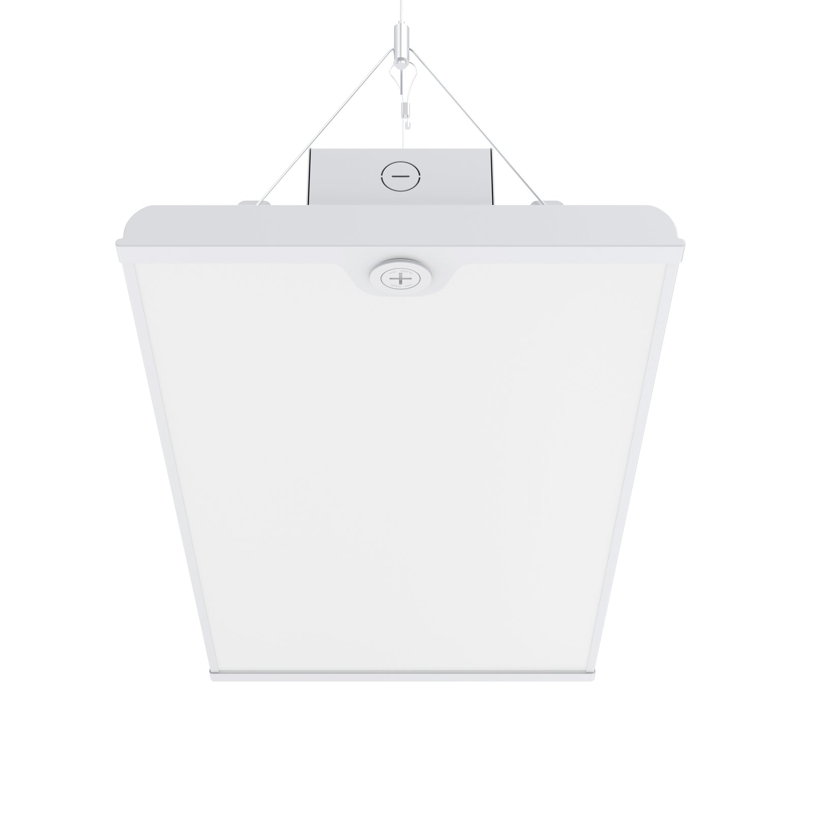 LHBD-2ft white LED linear high bay light angled front view