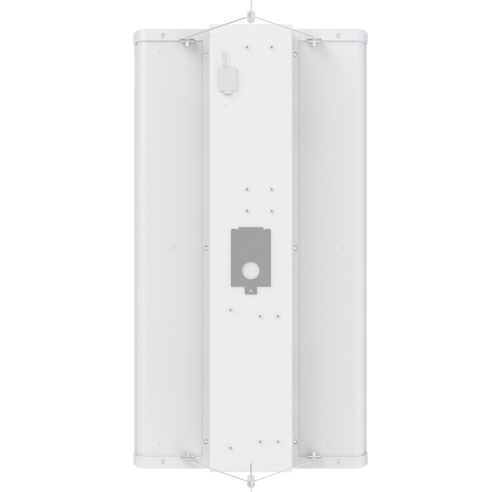 LHBD-2ft white LED linear high bay light rear view