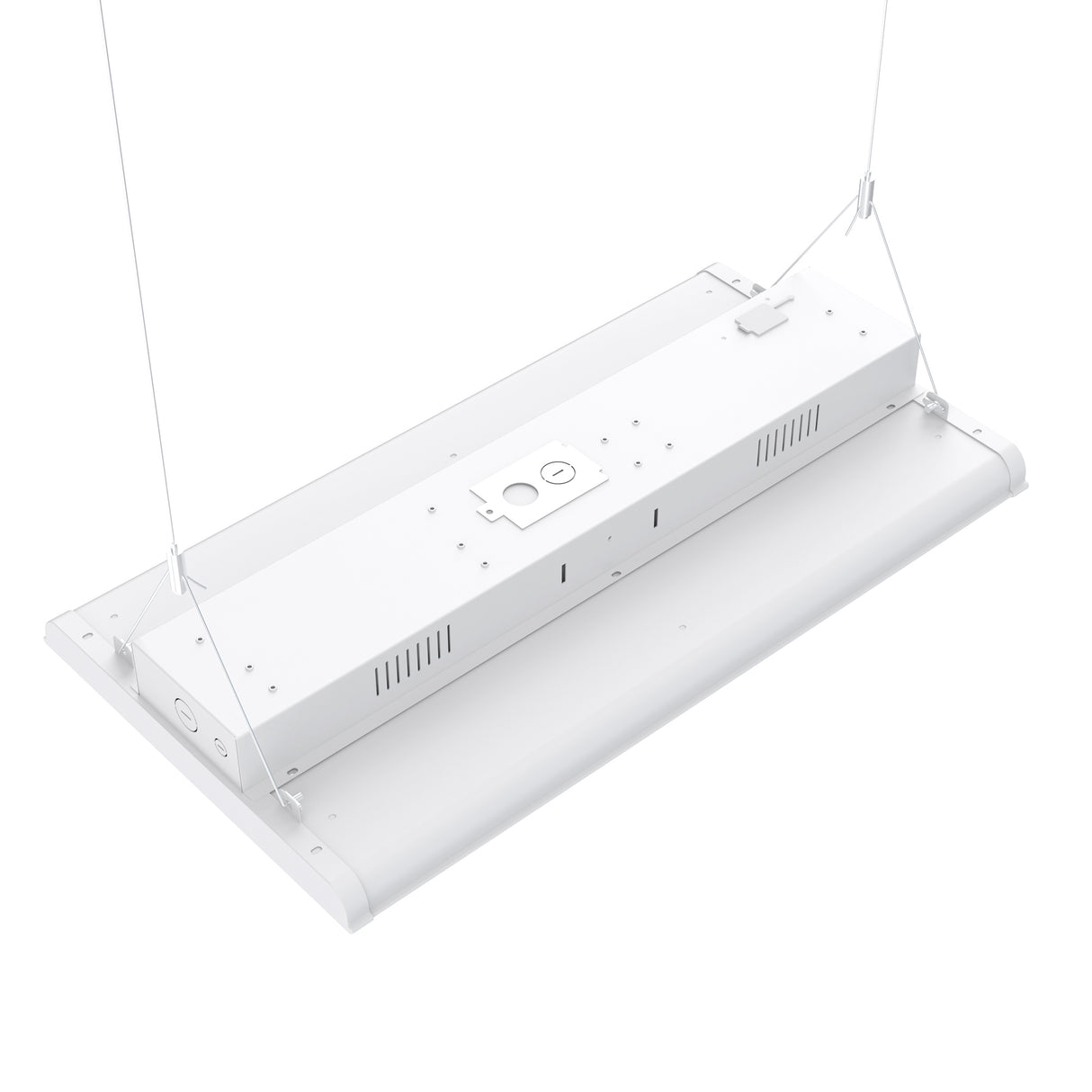 LHBD-2ft white LED linear high bay light top view