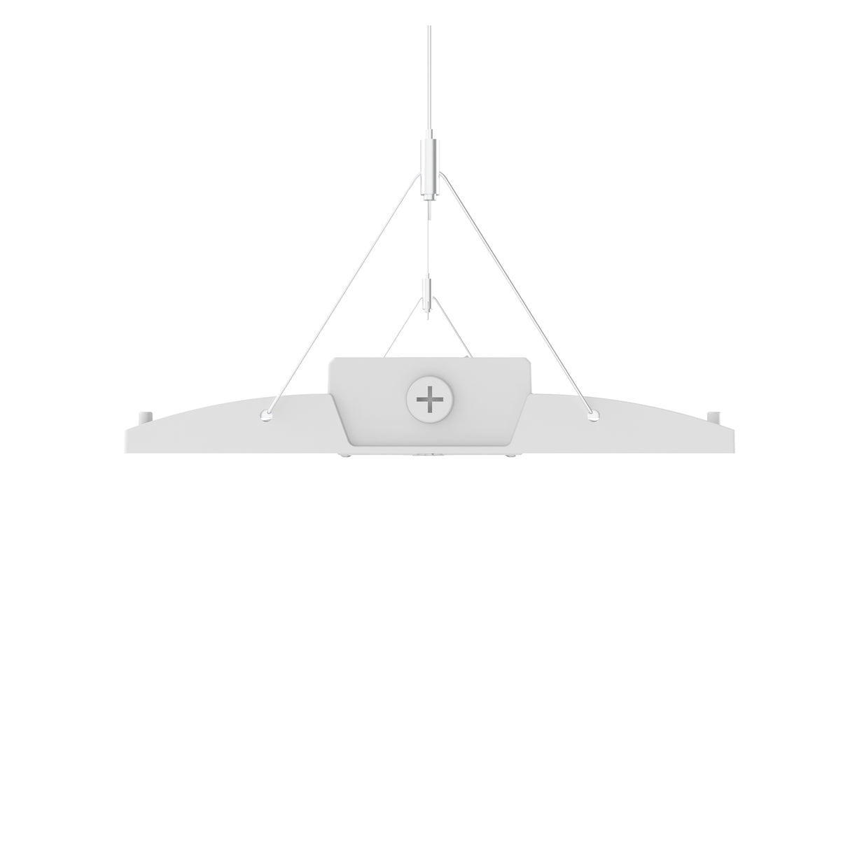 LHBE-420W white linear LED high bay fixture designed for energy-saving indoor lighting